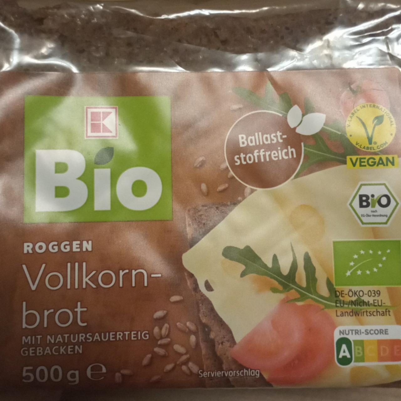 Fotografie - Bio vollkornbrot roggen K-Bio