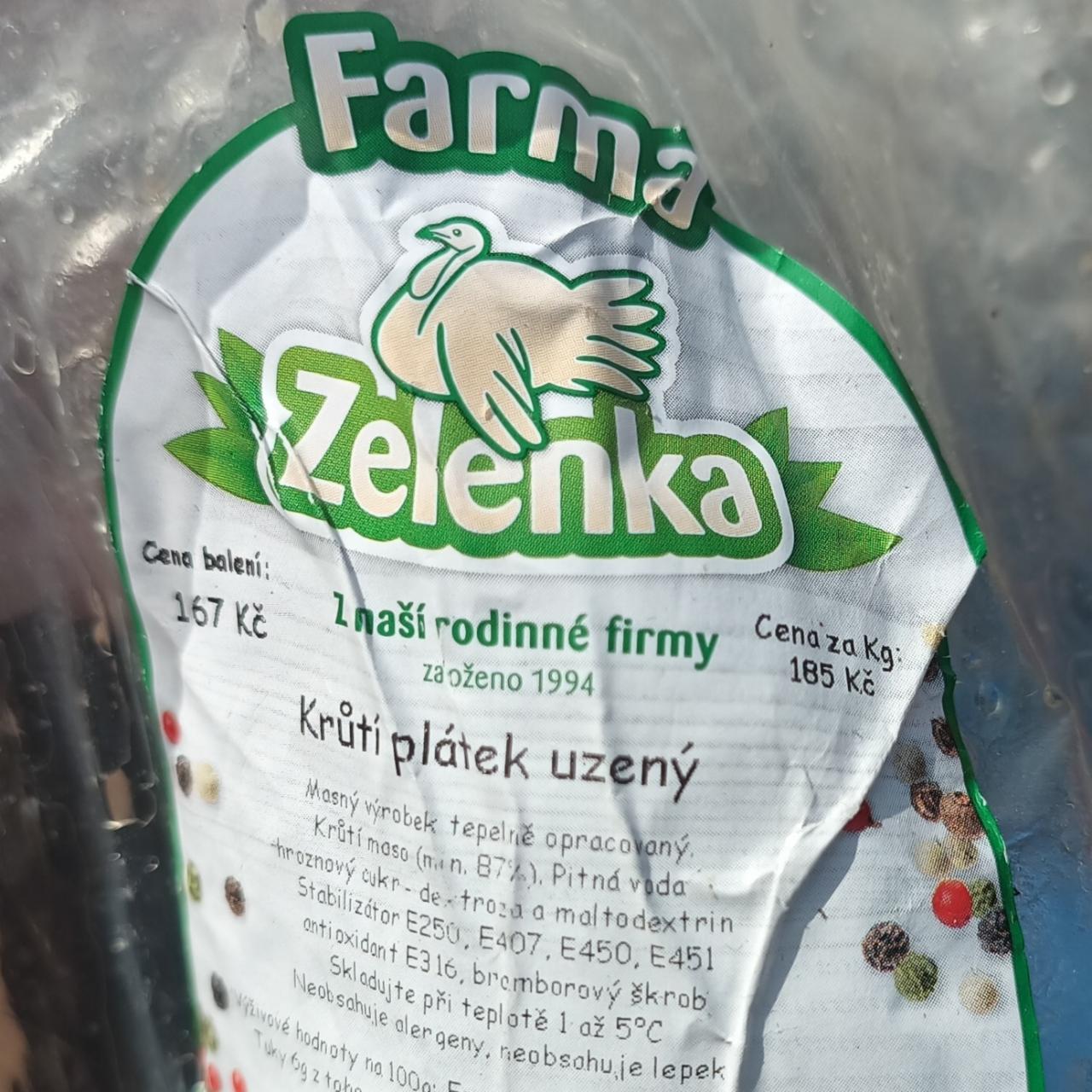 Fotografie - Krůtí plátek uzený Zelenka