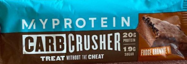 Fotografie - Carb Crusher Fudge Brownie MyProtein