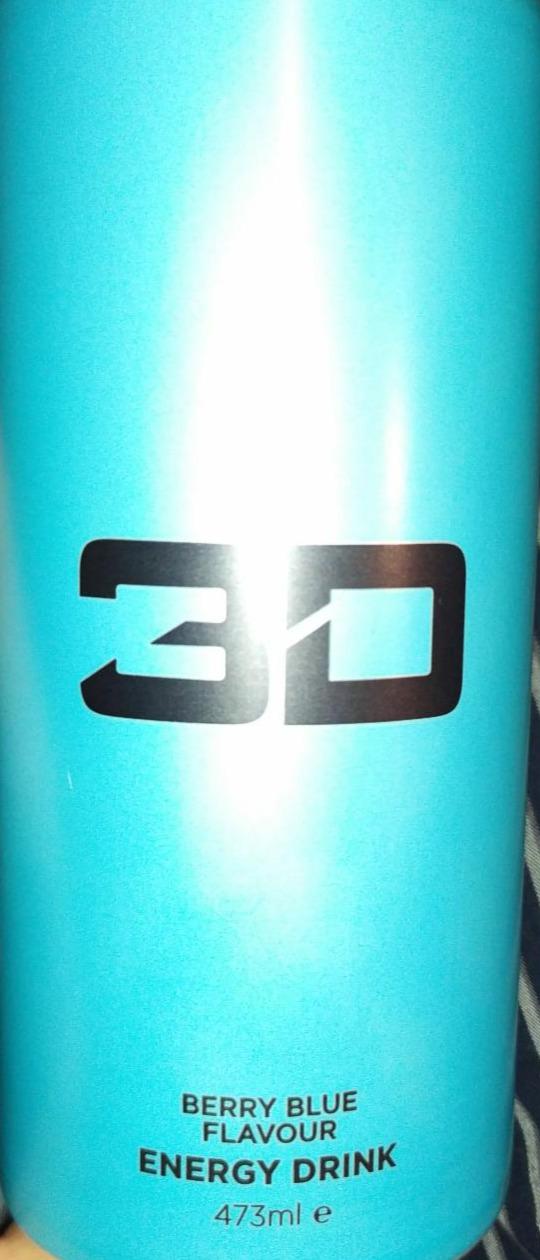 Fotografie - 3D ENERGY DRINK Berry Blue