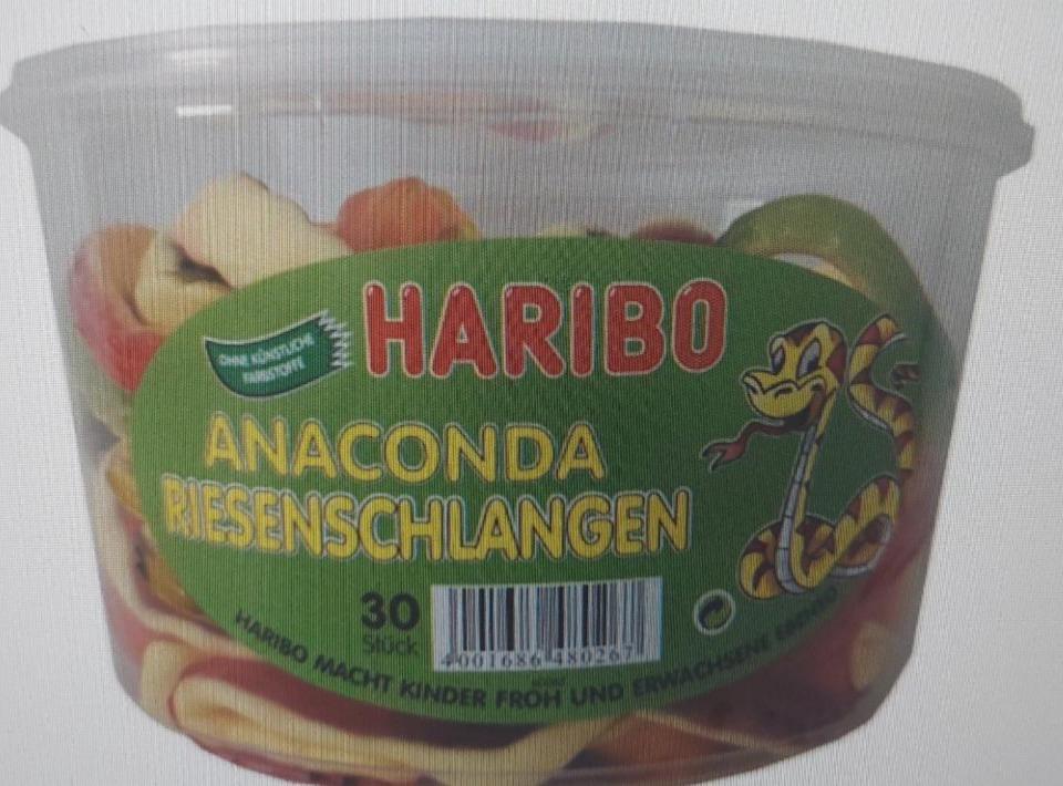 Fotografie - Anaconda Riesenschlangen Haribo