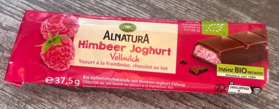 Fotografie - Bio Himbeer Joghurt Vollmilch Alnatura