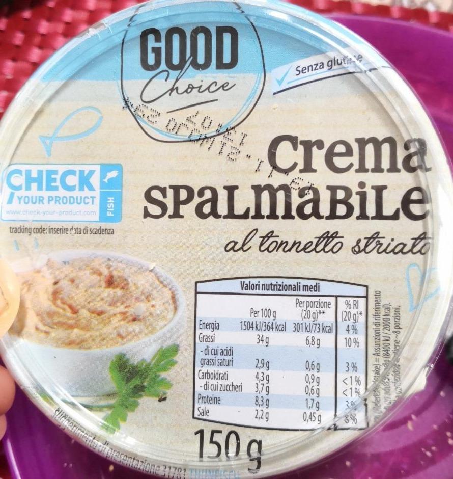 Fotografie - Crema Spalmabile al tonello strialo Good choice