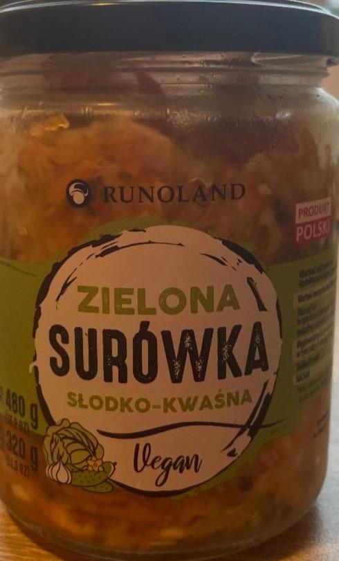 Fotografie - Zielona surowka słodko-kwaśna Vegan