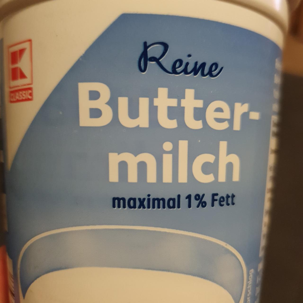 Fotografie - Reine Buttermilch maximal 1% Fett K-Classic