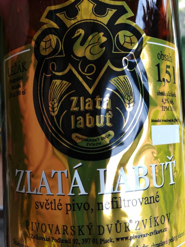 Fotografie - Pivo Zlatá labuť 11°