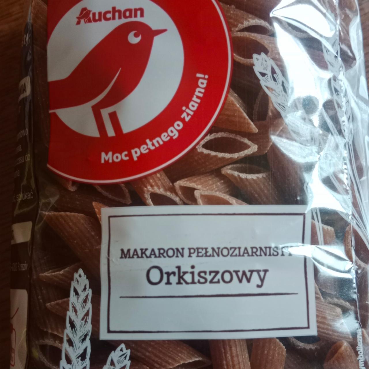 Fotografie - makarony pelnoziarnisty orkiskowy Auchan