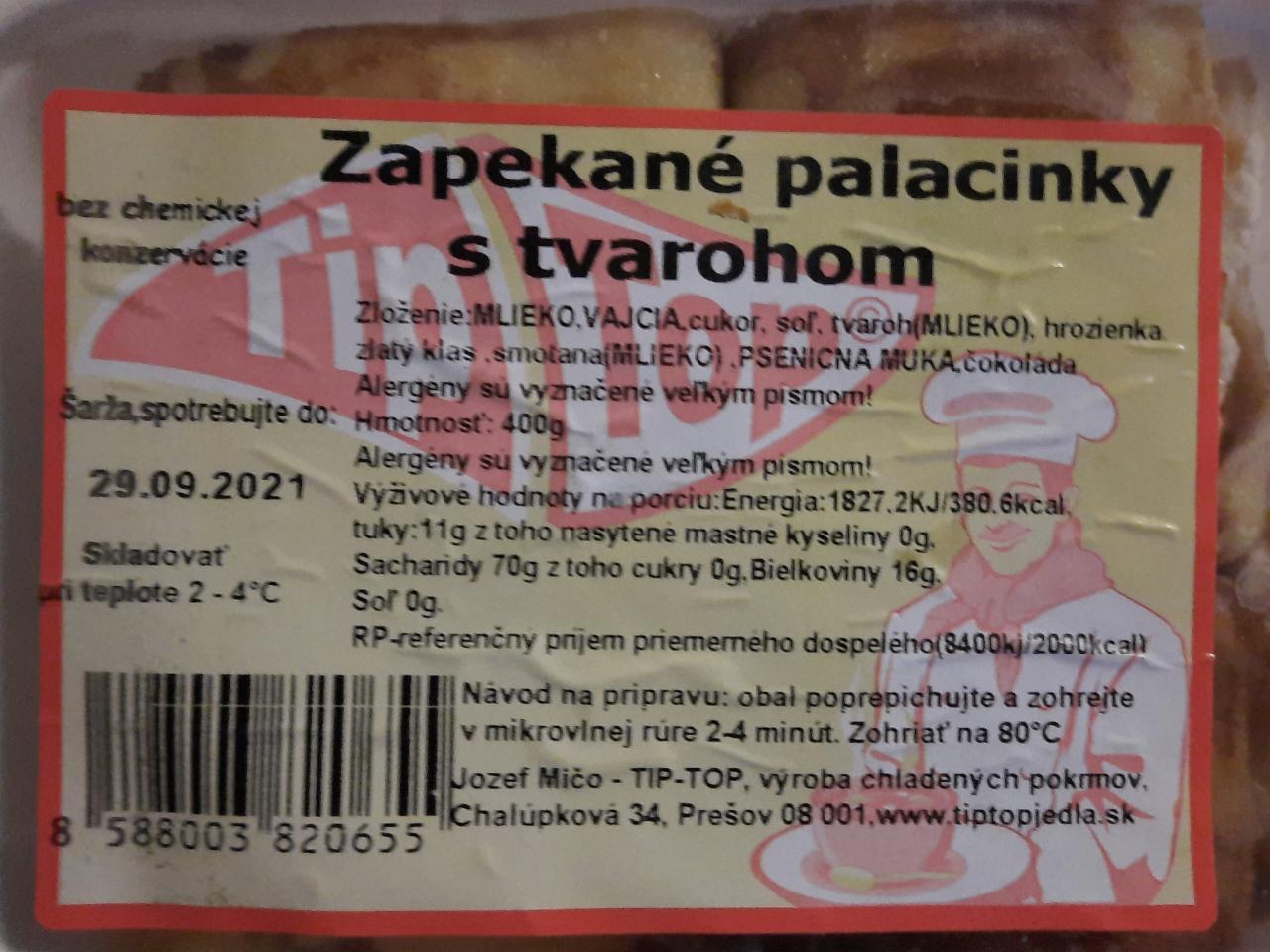 Fotografie - Zapekané palacinky s tvarohom TIP-TOP