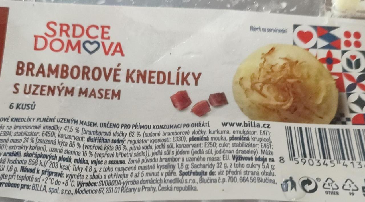 Fotografie - Bramborové knedlíky s uzeným masem Srdce domova