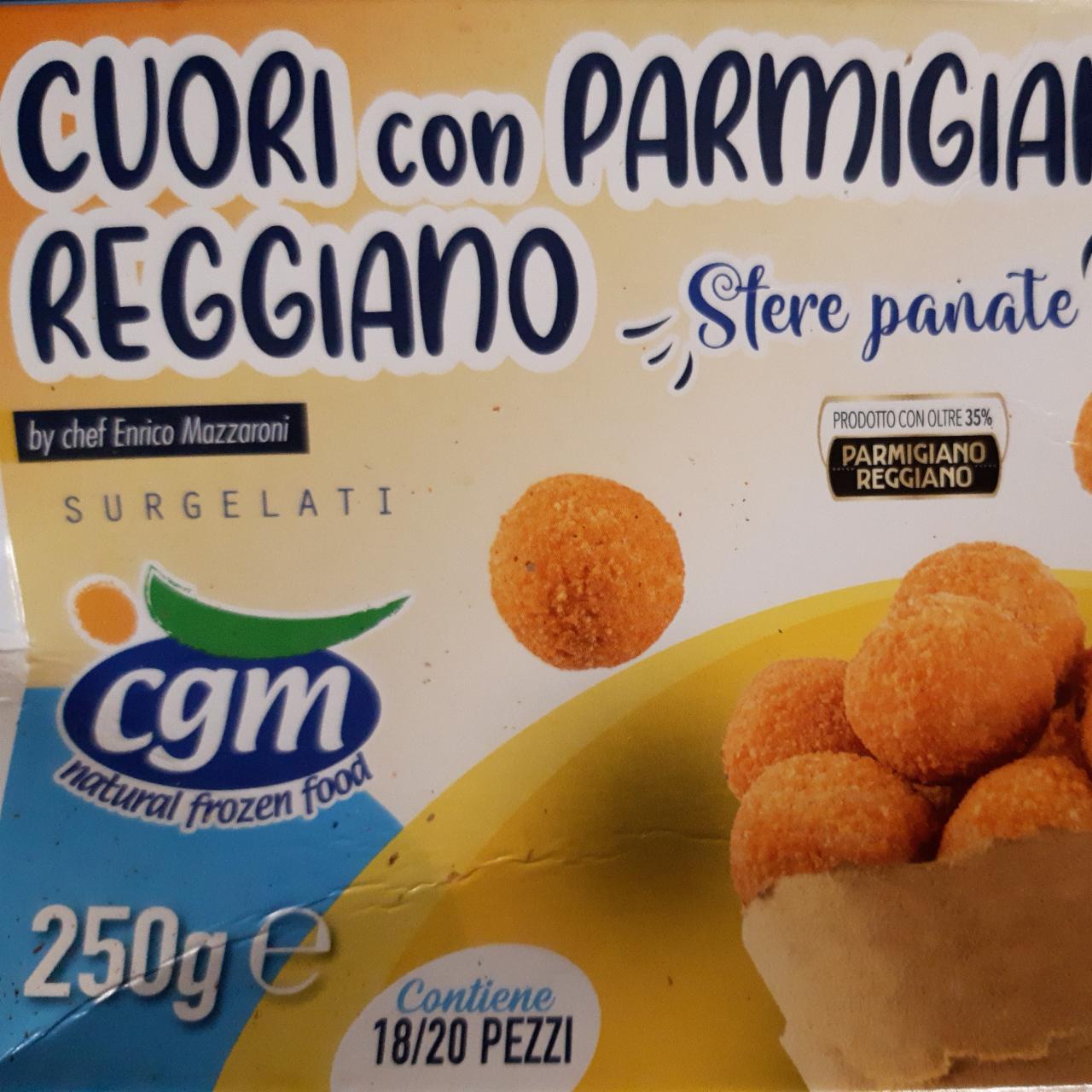 Fotografie - srdce s parmigiano reggiano cgm