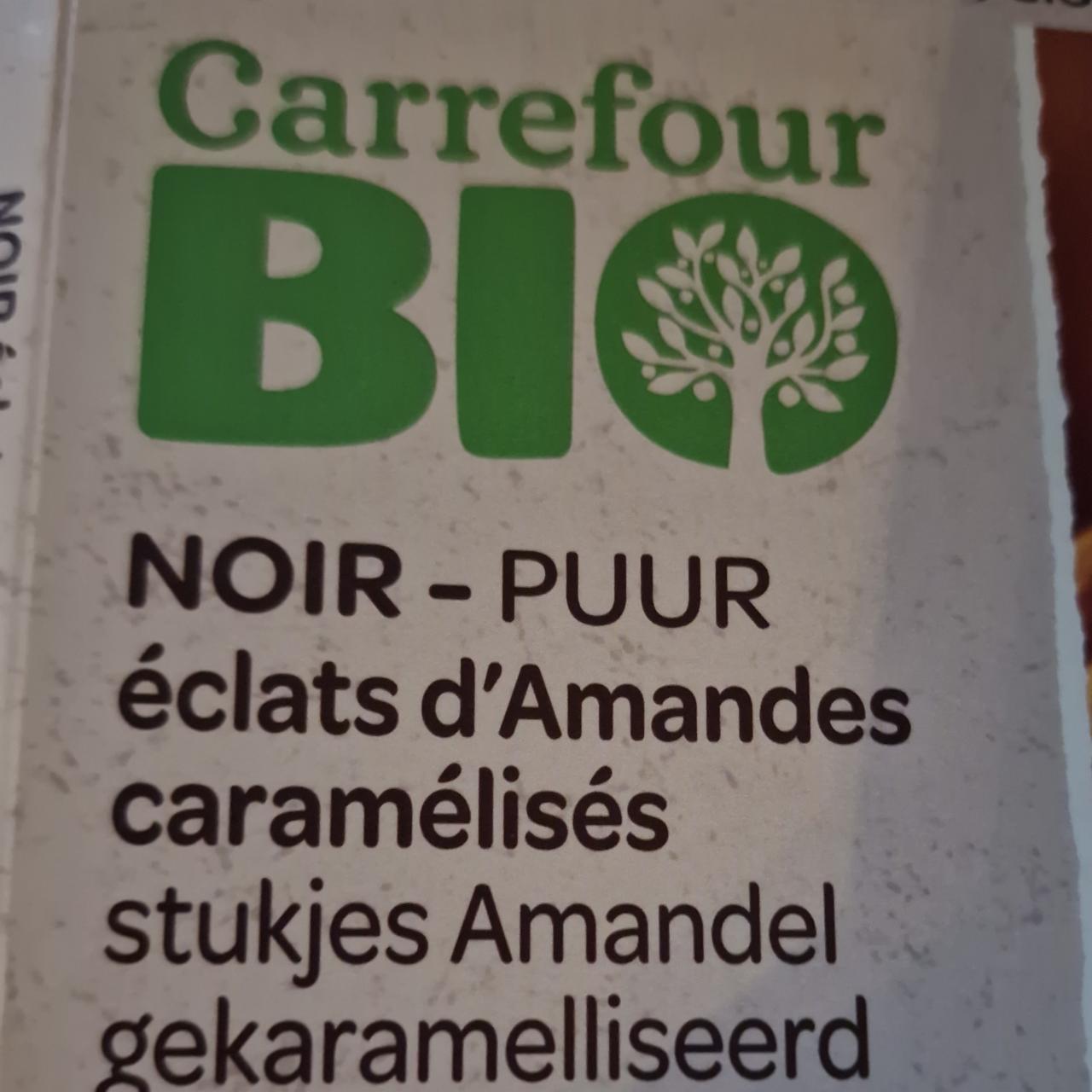 Fotografie - Noir éclats d'amandes caramélisés Carrefour Bio