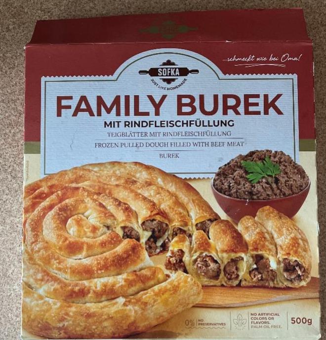 Fotografie - Family Burek mit Rindfleischfüllung Sofka