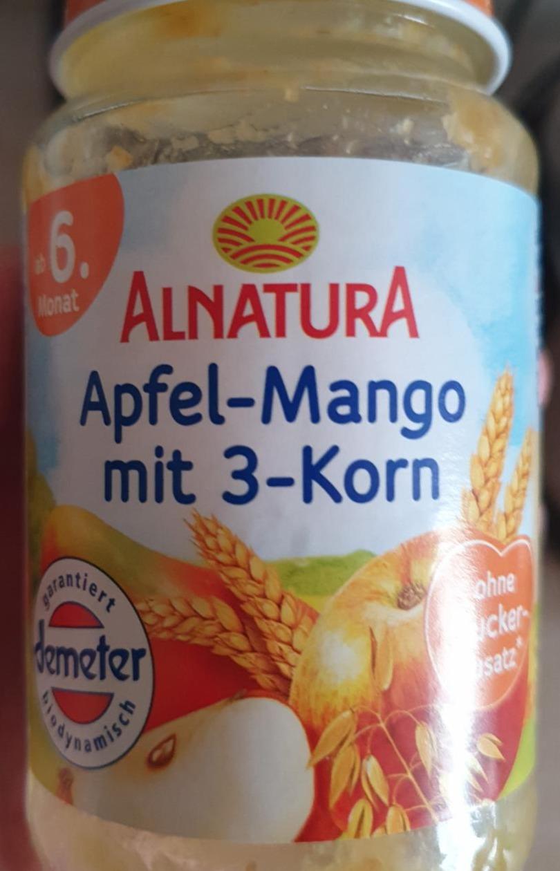 Fotografie - Bio Apfel-Mango mit 3-Korn Alnatura