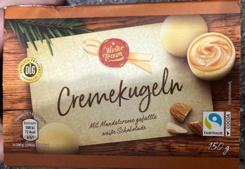 Fotografie - CremeKugeln mit Mandelcreme WinterTraum