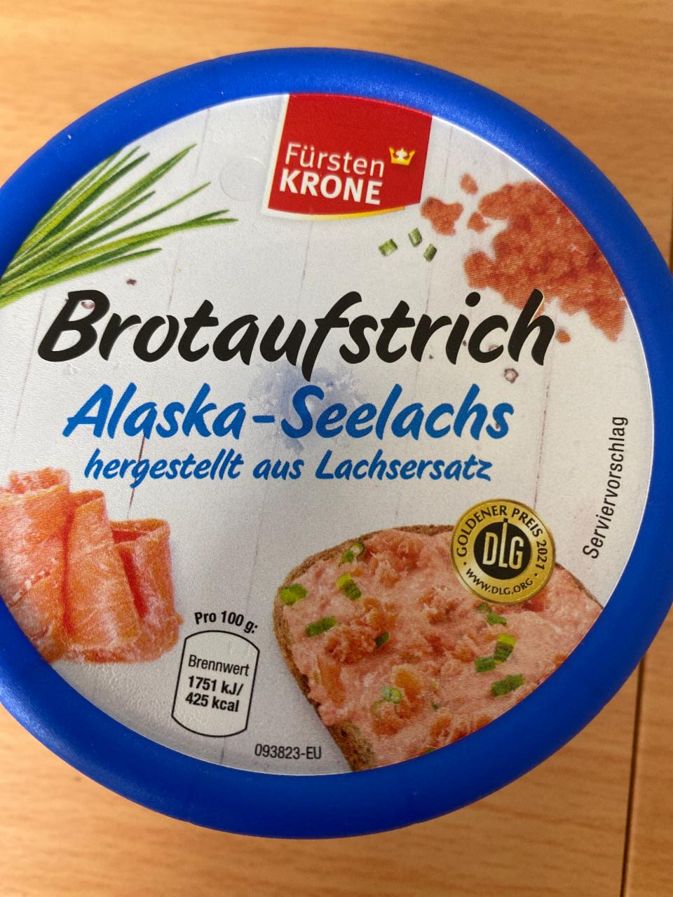 Fotografie - Brotaufstrich Alaska - Seelachs Fürsten Krone