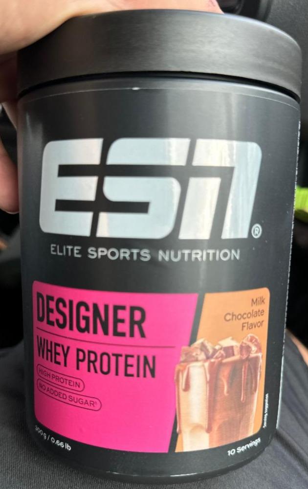 Fotografie - Designer whey protein milk chocolate ESN