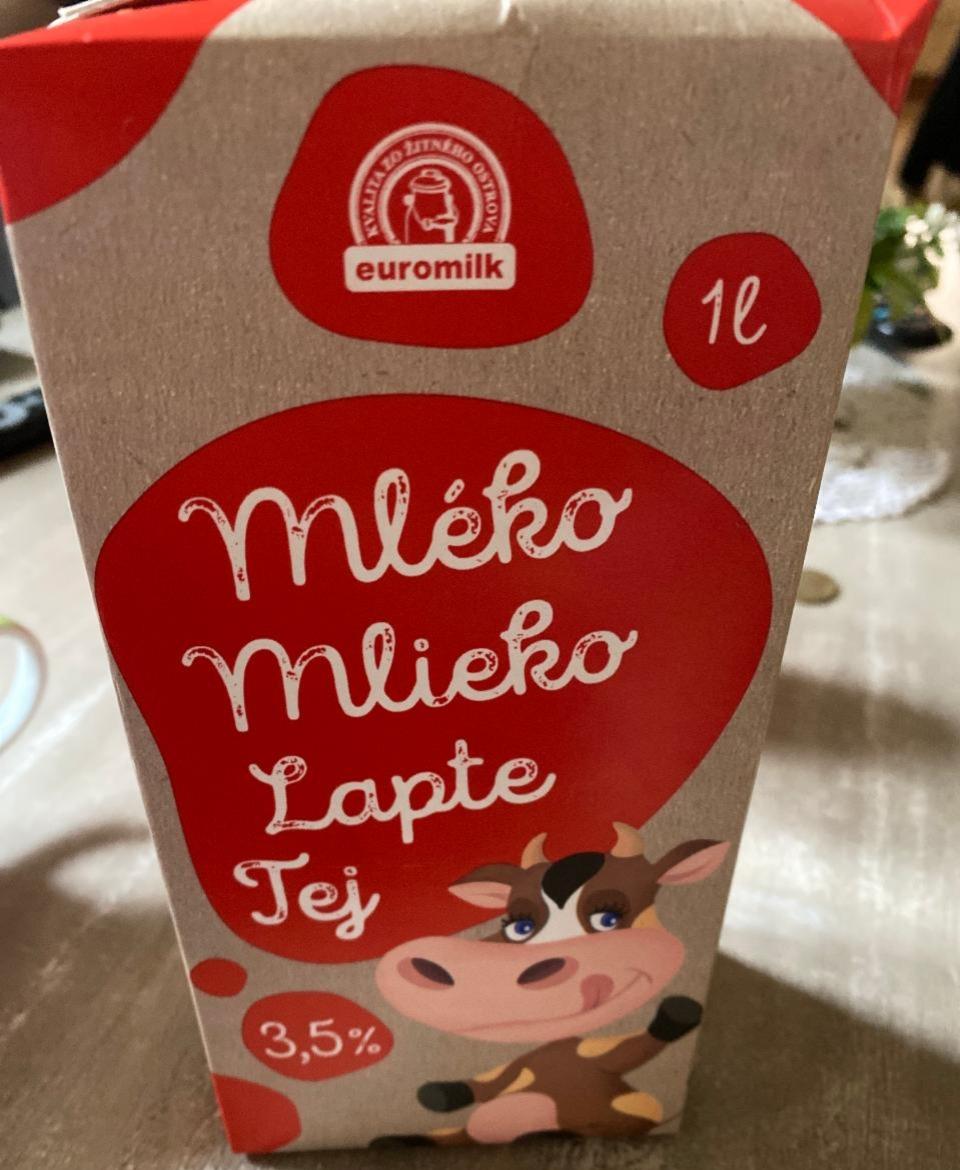 Fotografie - Mléko 3,5% Euromilk