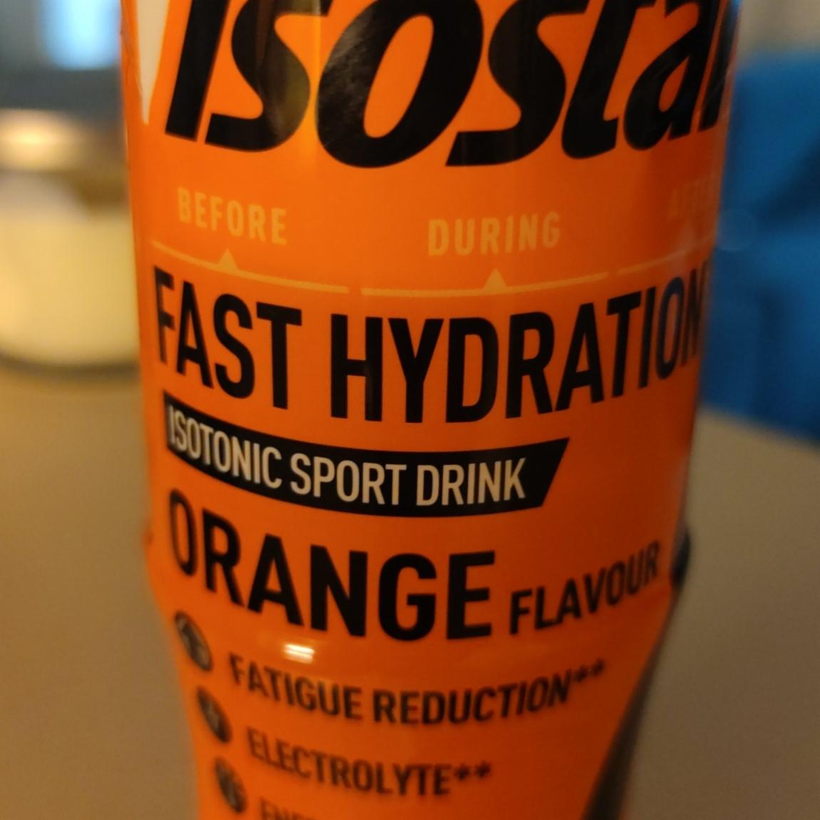 Fotografie - Fast Hydration Orange flavour Isostar