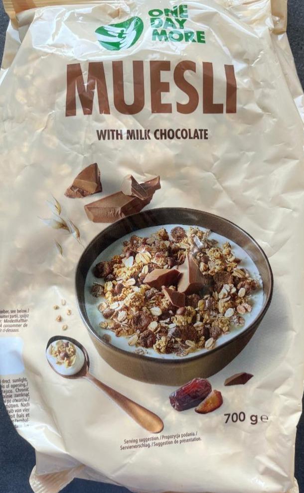 Fotografie - Muesli with milk chocolate OneDayMore