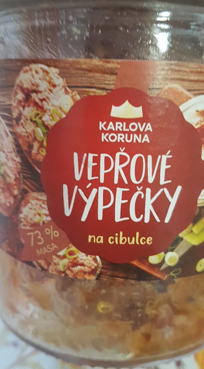 Fotografie - Vepřové výpečky na cibulce Karlova Koruna