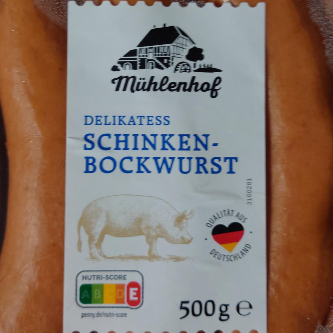 Fotografie - Delikatess Schinken-bockwurst Mühlenhof