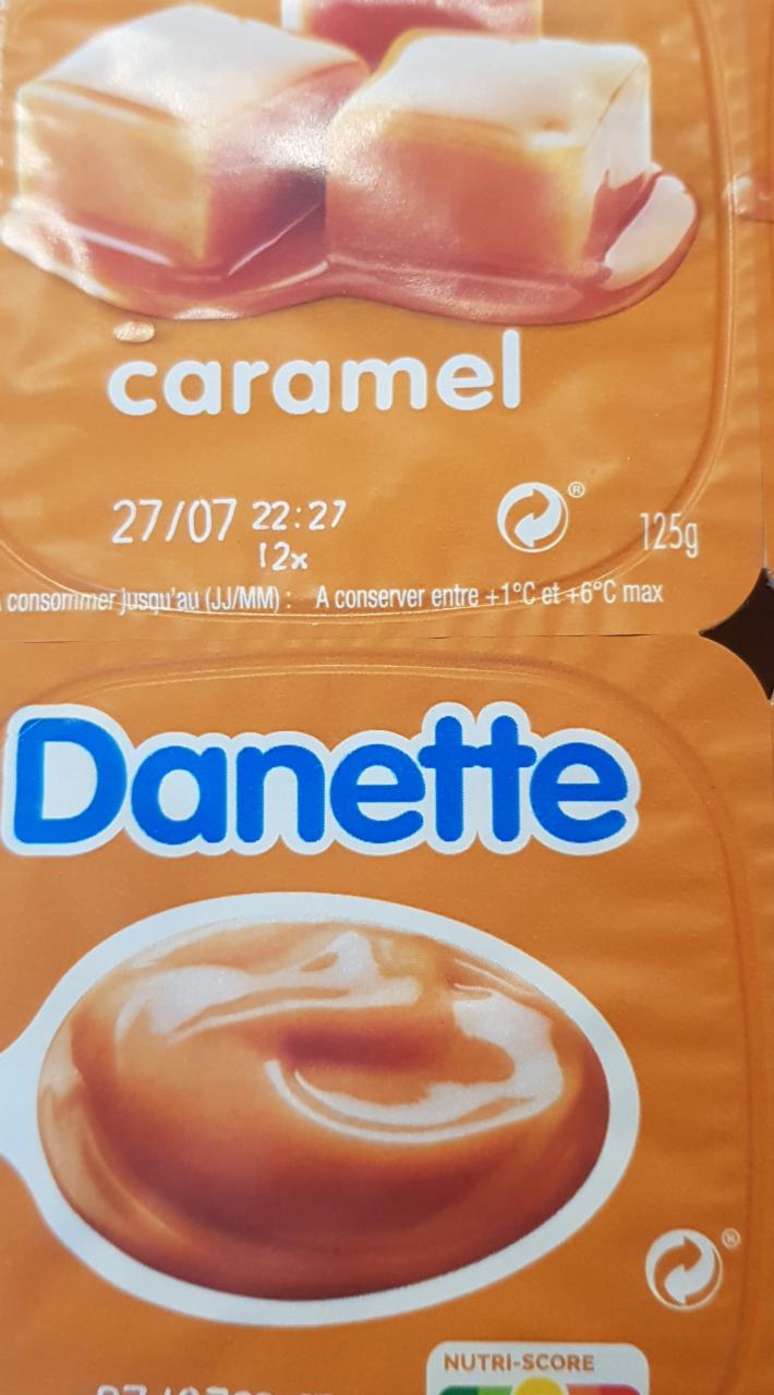 Fotografie - Danette Crème dessert caramel Danone