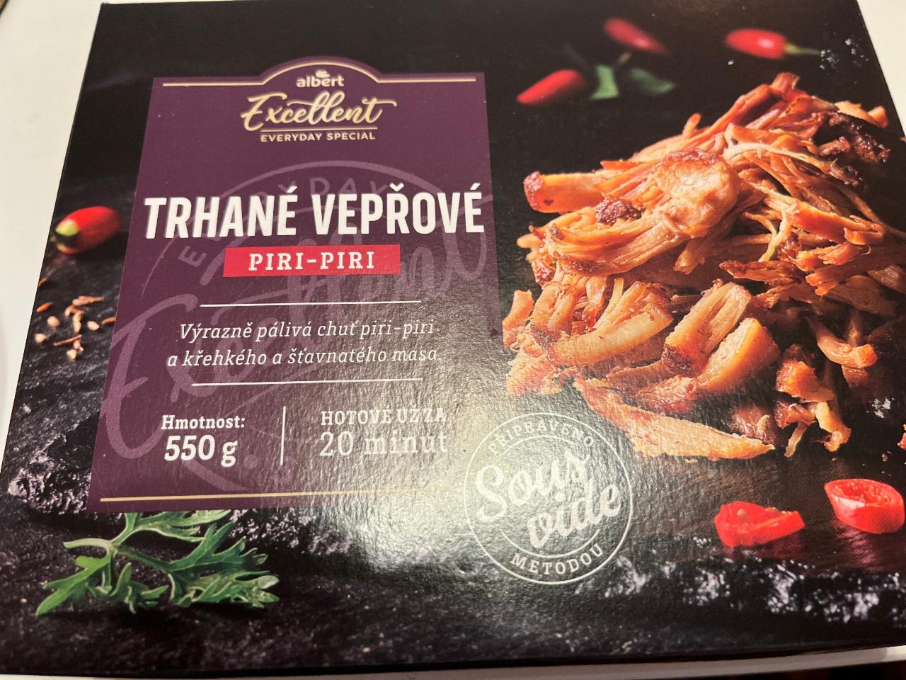 Fotografie - Trhané vepřové Piri-Piri Albert Excellent