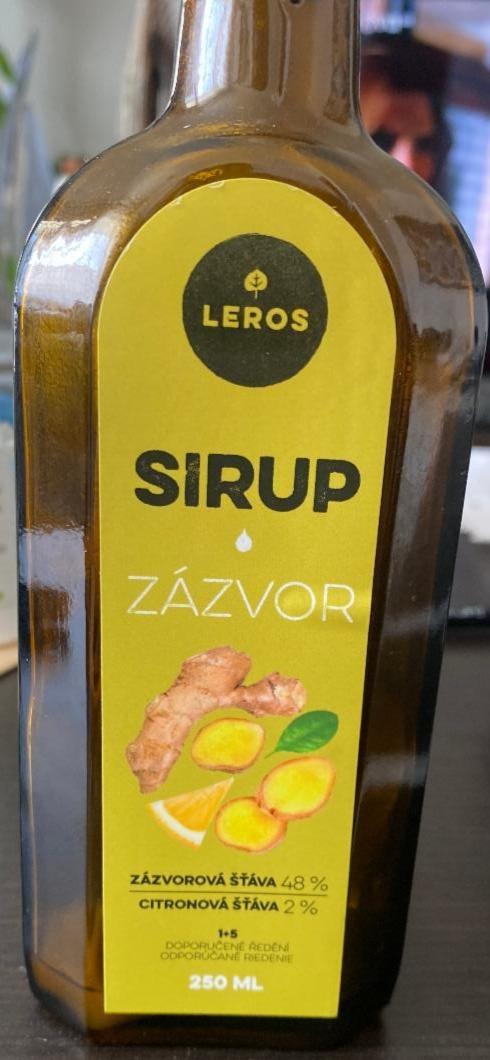 Fotografie - Sirup Zázvor Leros