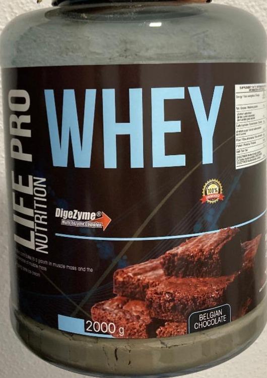 Fotografie - Life Pro Whey Protein Belgian Chocolate