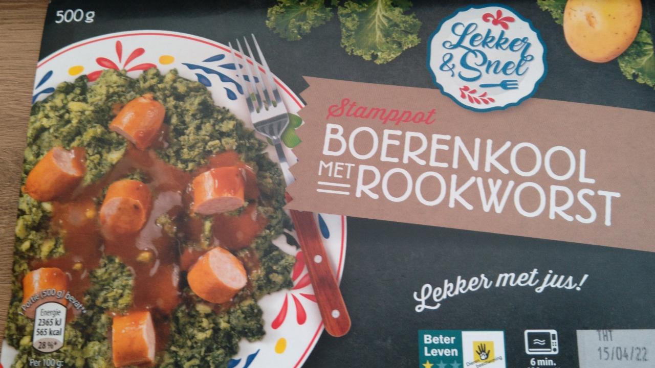 Fotografie - Boerenkool met rookworst Lekker & Snel