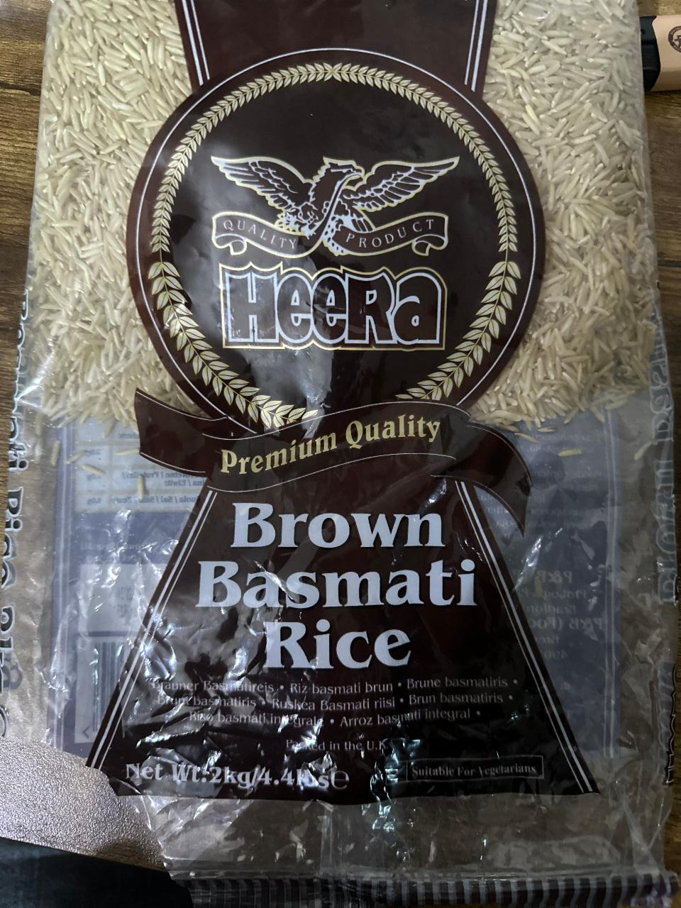 Fotografie - Brown Basmati Rice Heera