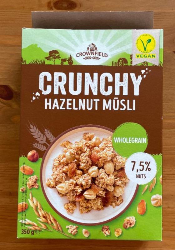 Fotografie - Muesli Crunchy Hazelnut Crownfield