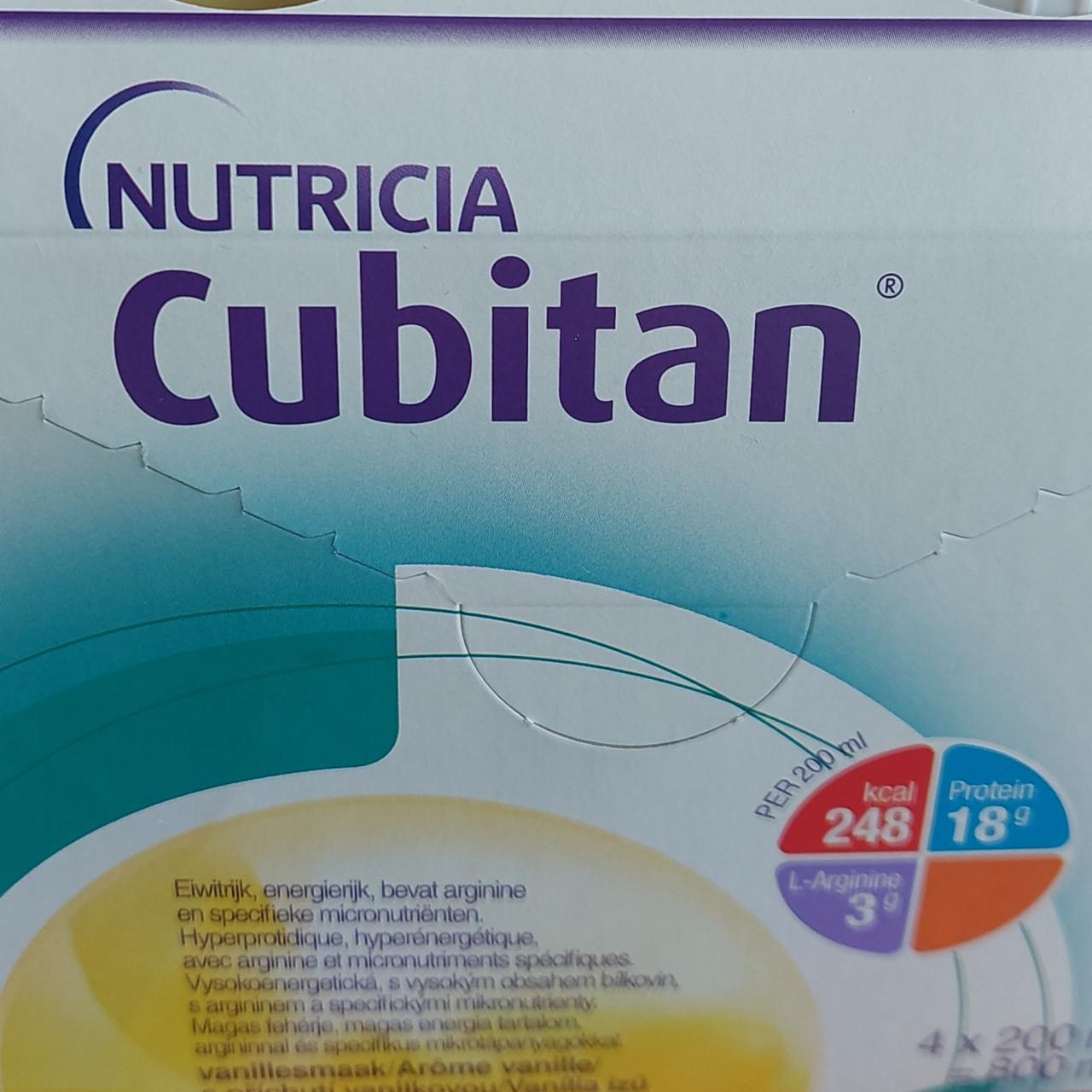 Fotografie - Cubitan s příchutí vanilkovou Nutricia