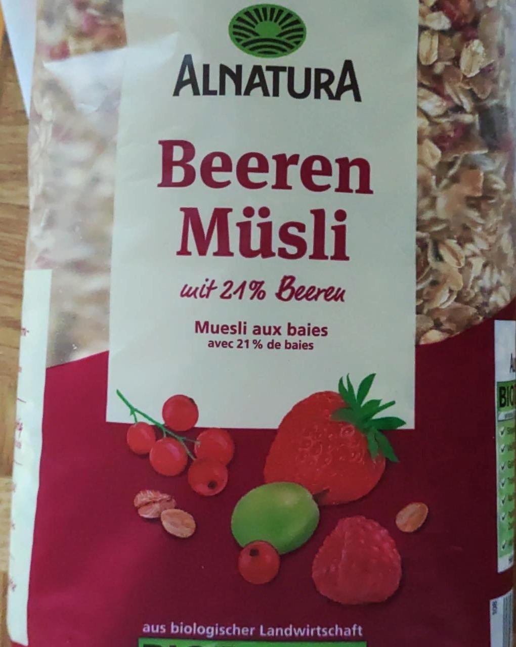 Fotografie - Beeren müsli Alnatura