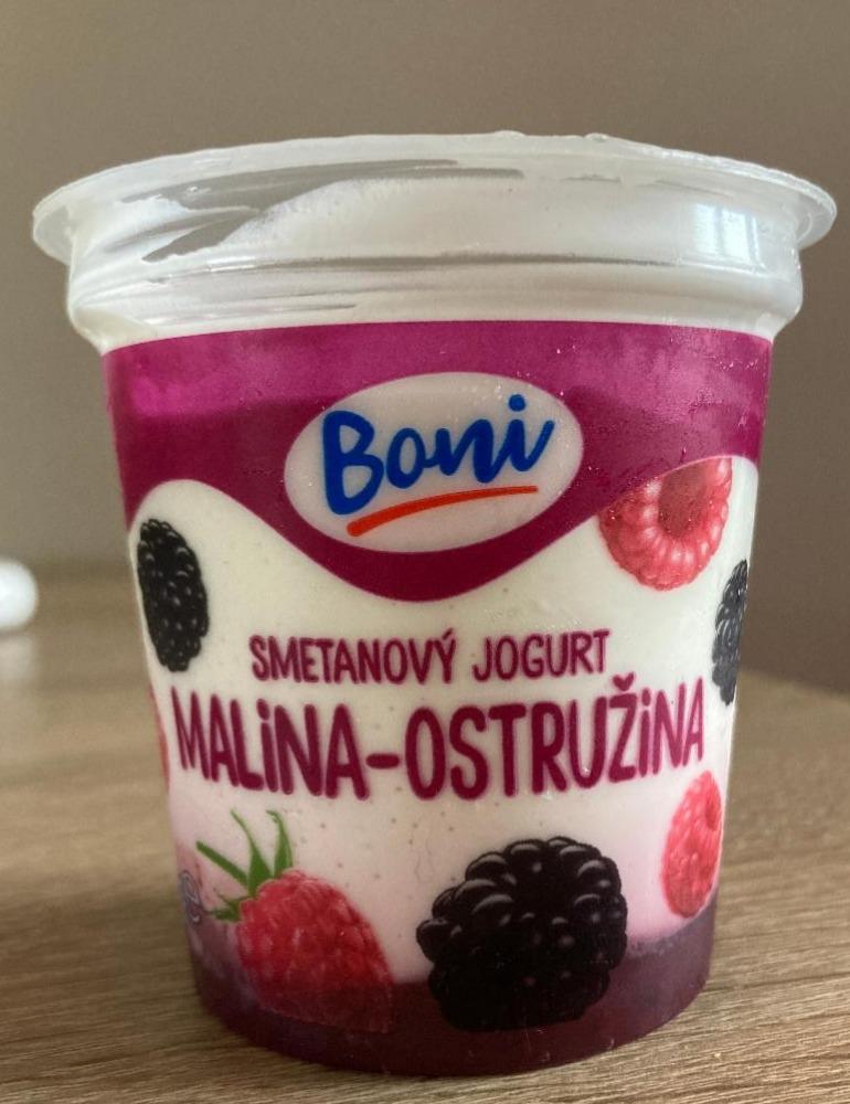 Fotografie - Smetanový jogurt malina-ostružina Boni