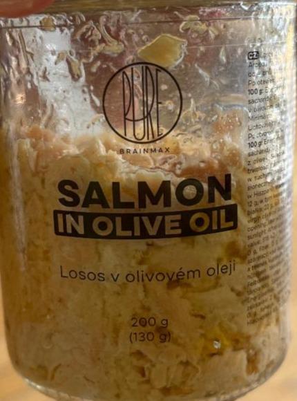 Fotografie - Salmon in olive oil BrainMax Pure