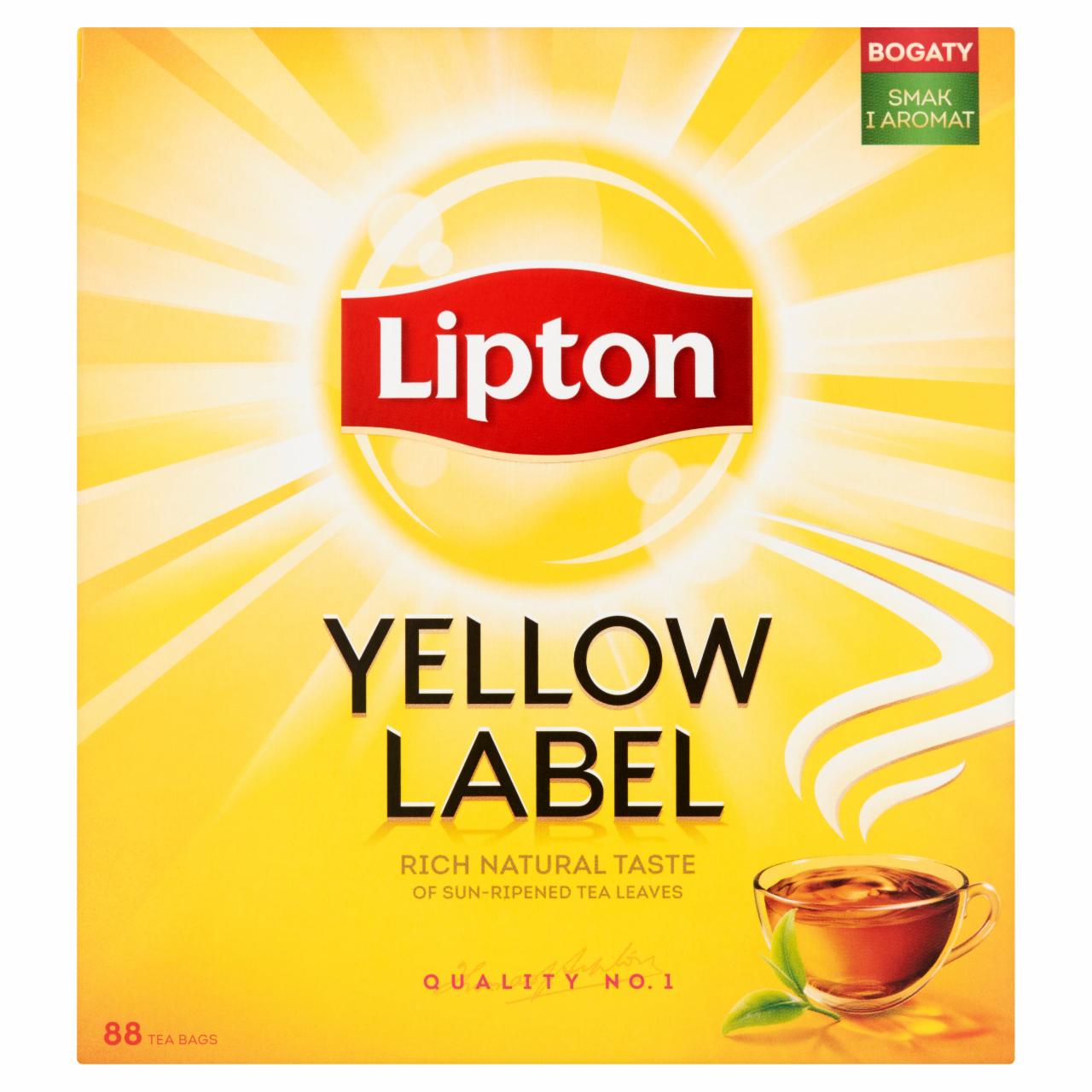 Fotografie - Yellow Label Tea, černý čaj Lipton