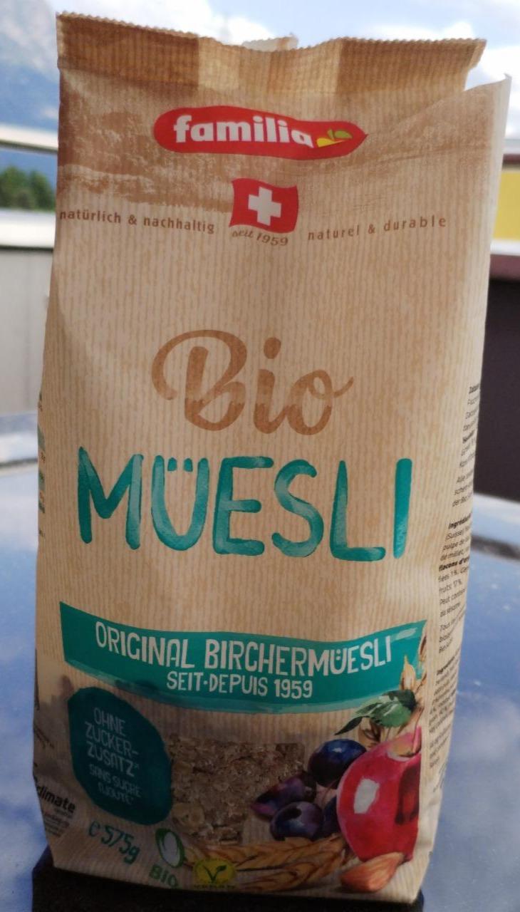 Fotografie - Bio Original Birchermüesli Familia