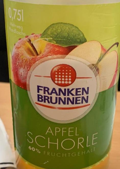 Fotografie - Apfel Schorle Franken Brunnen