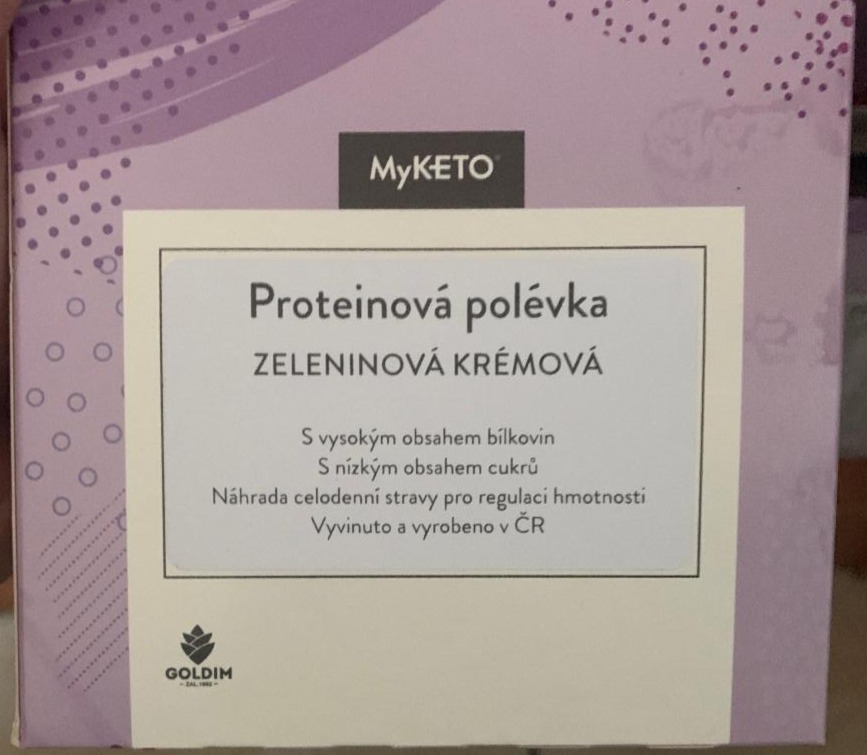 Fotografie - Proteinová polévka zeleninová krémová MyKeto