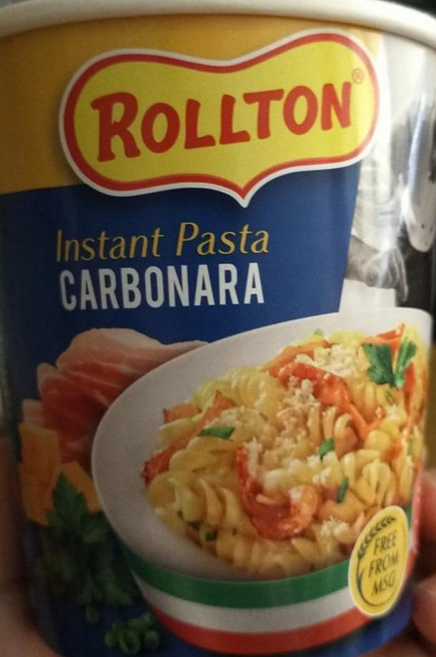 Fotografie - Изделия макаронные быстрого приготовления Carbonara Rollton