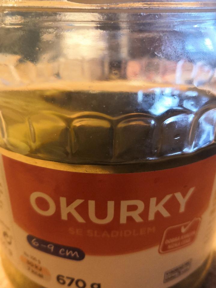 Fotografie - Okurky sterilované se sladidlem - Korrekt