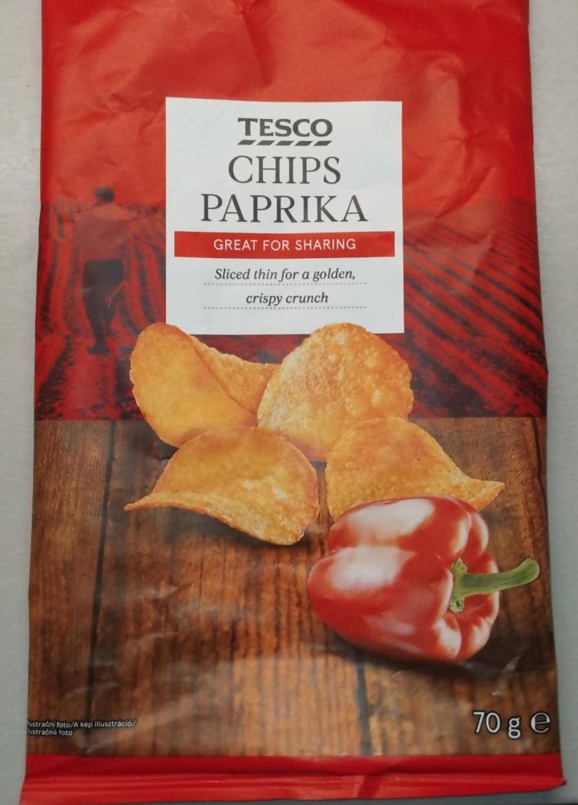 Fotografie - Chips paprika Tesco