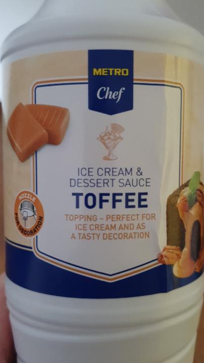 Fotografie - Ice cream & dessert sauce TOFFEE