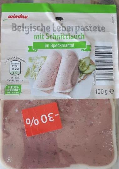 Fotografie - Belgische leberpastete mit schnittlauch im speckmantel Windau