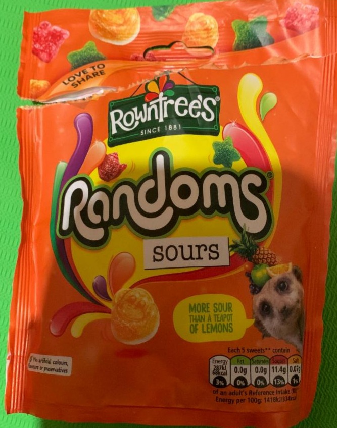 Fotografie - Randoms Sours Sweets Rowntree's