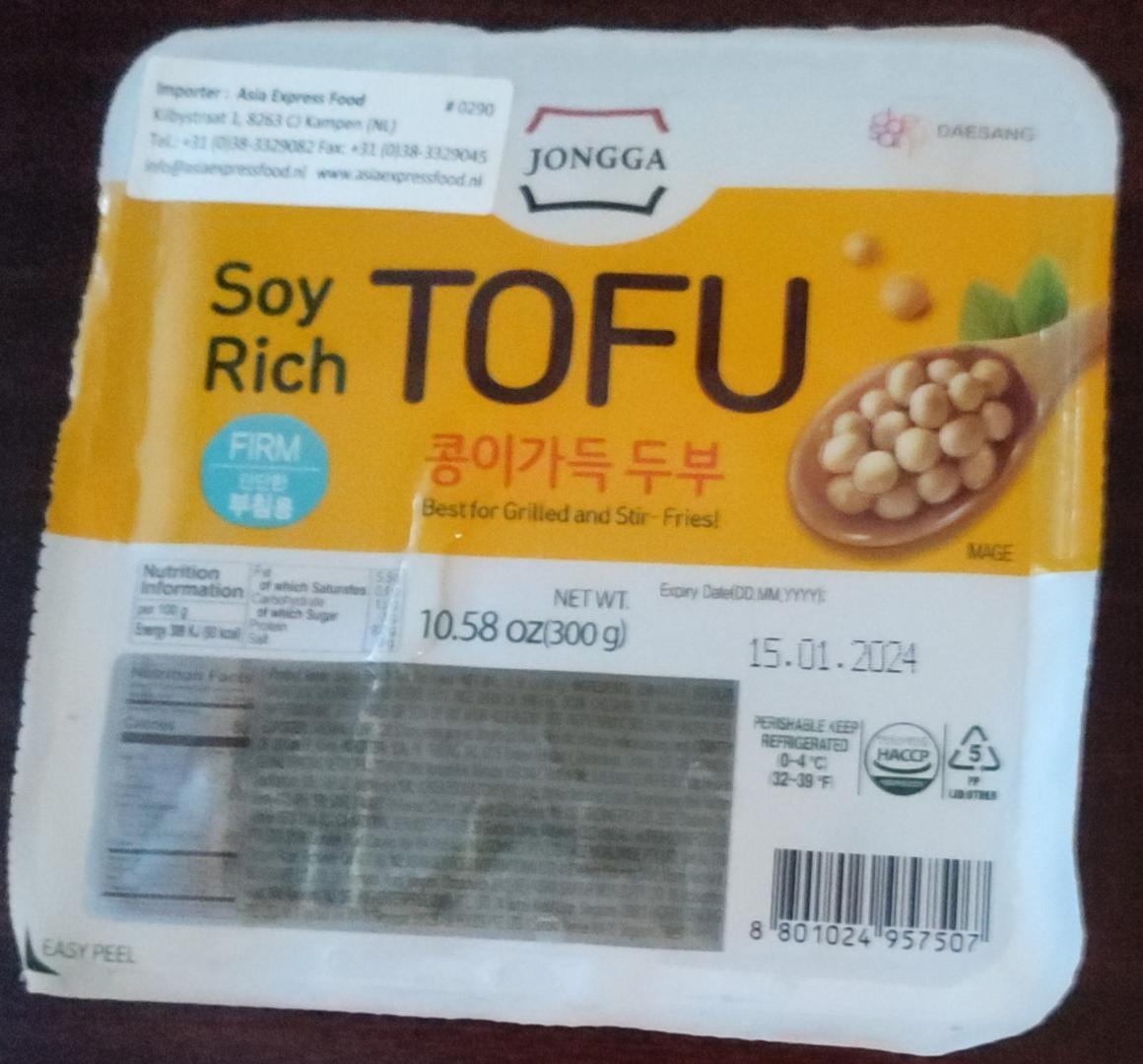 Fotografie - Soy Rich Tofu firm Jongga