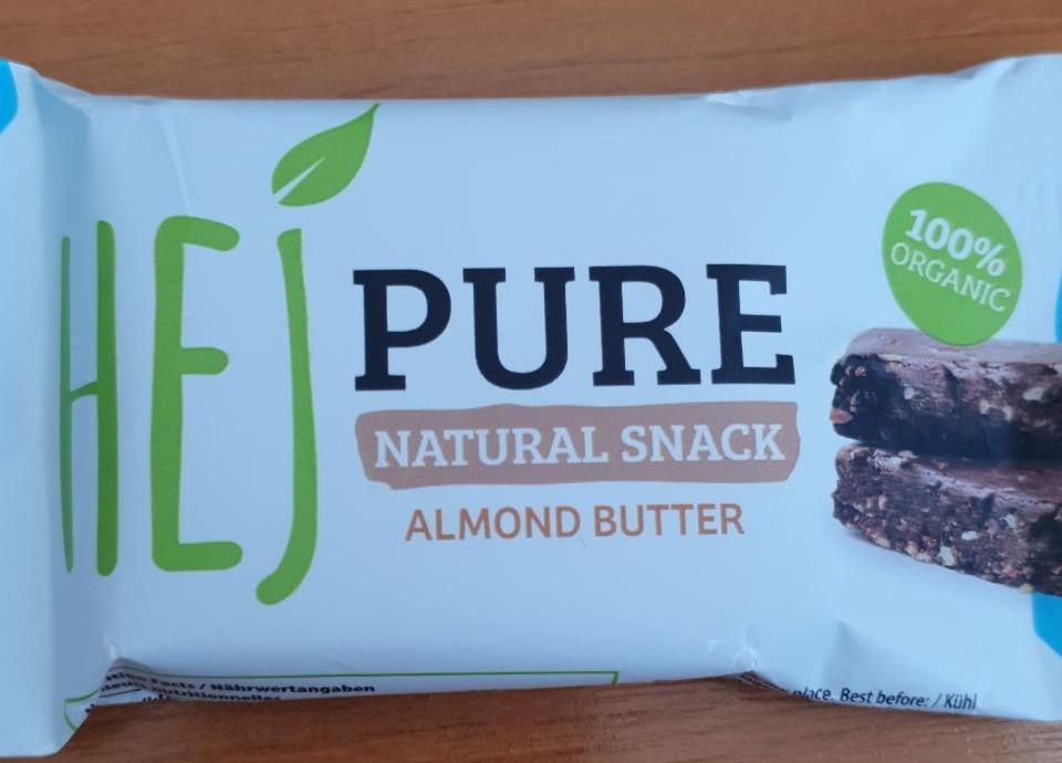 Fotografie - Bio Pure Natural Snack Almond Butter Hej