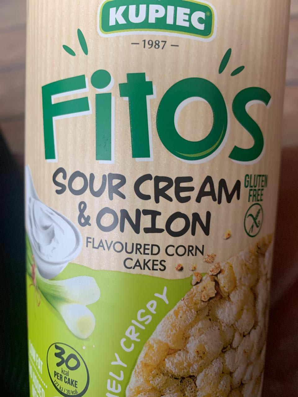 Fotografie - Fitos Sour cream onion flavored corn cakes Kupiec