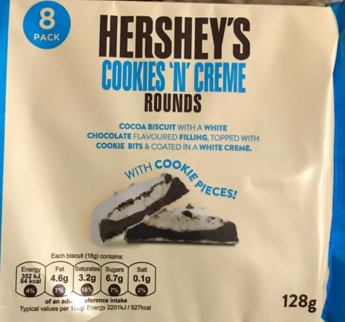 Fotografie - HERSHEY'S COOKIES 'N' CREAM ROUNDS